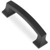 BUKOBYHE 10 Pack 3 Inch(76mm) Cabinet Pulls Matte Black Kitchen Cabinet Pulls Drawer Pulls Solid Cabinet Hardware