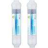 10 Inch Inline Alkaline ph+ Water Filter for Reverse Osmosis RO System-1/4” Port