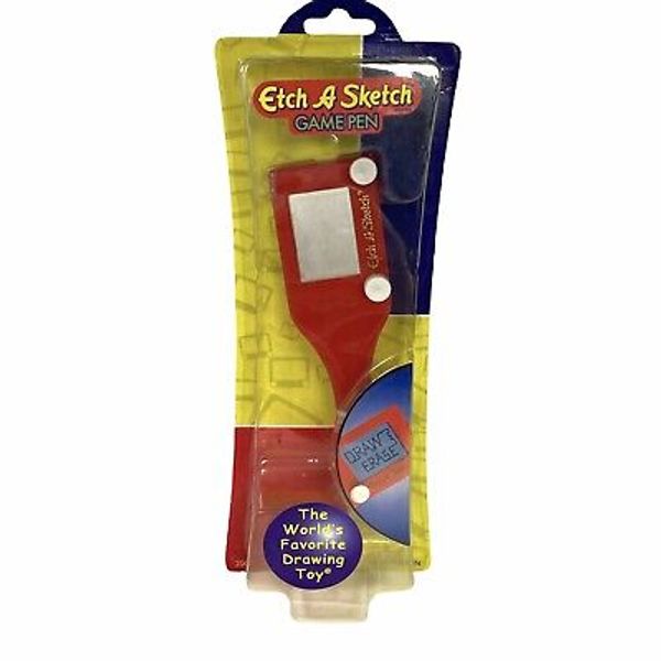 NEW Stylus Etch-a-Sketch Game Pen - Mini Toy Ballpoint Pen #12007