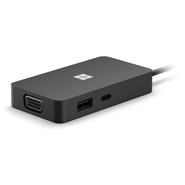 Microsoft SWV-00003- USB-C Travel HUB, Black