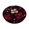 Maroon Floral Burgundy Flowers Wildflower Pattern PopSockets Swappable PopGrip