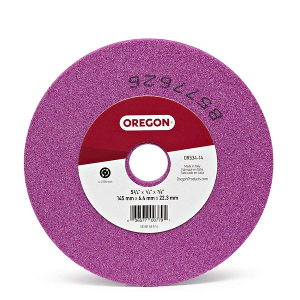 Oregon OR534-14A Grinding Wheel, 5-3/4-Inch by 1/4-Inch