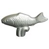 STAUB 40509-348-0 Fish Lid Knob, Cast Iron, Silver