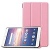 PC Tec NTT docomo Tablet Dedicated Case, Magnetic Closure, Stand Function, Tri-Fold, Cover, Thin, Lightweight, Stand Function, dtab Compact d-02k, Pink