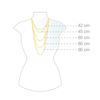 Elli Necklace Solitaire Crystals 925 Silver Rosegold Plated