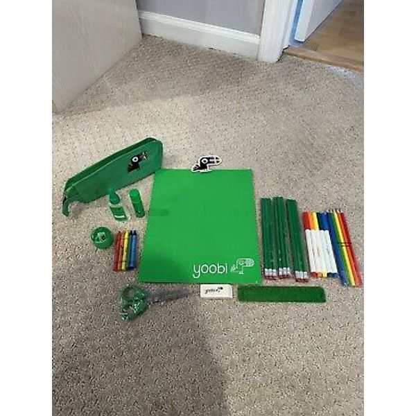 New Yoobi Pencil Case With School Supplies  2 Sets You Get Include In One Price