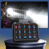 12 Gang Switch Panel Led Light Bar Relay System ON-OFF Switch 12/24v Circuit Box
