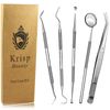 Dental Pets Teeth Cleaning Dog Tooth Scraper Pick Calculus Plaque Floss 5 Pc Kit
