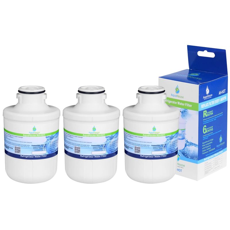 3X AquaHouse Fridge Water Filter Compatible with Hotpoint C00300448 ...