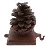 HomArt Stocking Holder Pinecone - Cast Iron (Rust)