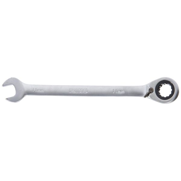 Irimo Wrench Ratchet Combination Wrench 11 x 165 mm Matte Chrome