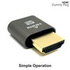 KamKorda HDMI Dummy Plug 4K, HDMI Connector, Modulator Headless Ghost BTC Crypto Mining Miner Emulator for Monitors