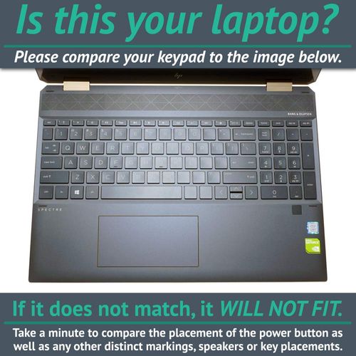 MightySkins Skin for HP Spectre X360 15.6" Gem-Cut (2019) - Golden Dragon | Protective, Durable, and Unique Vinyl Decal Wrap Cover | Easy to Apply, Remove, and Change Styles | Made in The USA