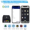 Vgate vLinker MS Bluetooth MFI OBD2 Diagnostic Tool Fault Code Reader OBDII Compatible Car Adapter Check Engine Light for iOS, Android and Windows