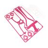 PM OfficeA PU006 Kit Guard, Pink, Plastic Kit for Life