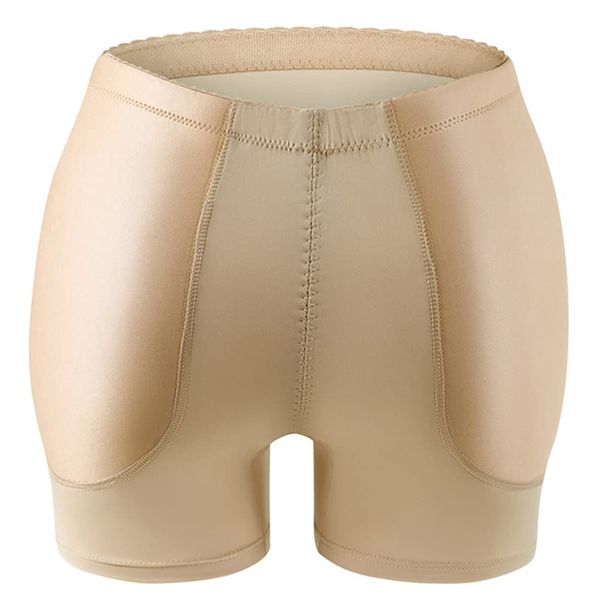 PENIOR Butt Lifter Shorts, Padded Butt Lifting, Women's Pants, Butt Butt, Beautiful Butt Makeup, Pelvic Girdle, Shapewear High Elasticity, Inner Seamless, Women's Butt Firm Pants, Panties, 3 Sizes, beige