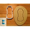 Sweet Prints Inc Bubble Jar (outline) Cookie Cutter - Dishwasher Safe (6")