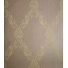 Fabric Damask Frame Dark Brown Raised Texture by York  FD8444