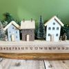 Christmas Rustic House Slider Advent Countdown, Festive Table Decoration, Novelty Christmas Countdown, Keepsake Advent Calendar