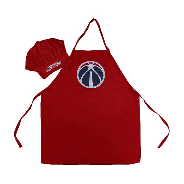 Pro Specialties Group Washington Wizards Chef Hat/Apron Set – Red