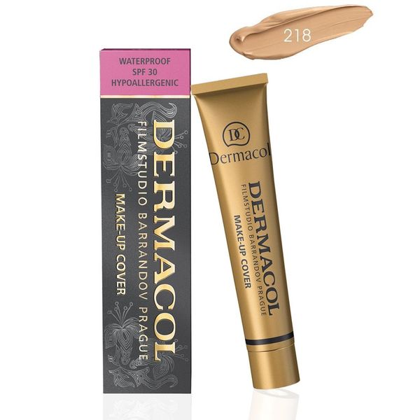 Dermacol Make-Up Cover, Waterproof Hypoallergenic for All Skin Types, Nr 218