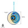 Turkish Eye in Gold - Home Wall Decor (Model 1)
