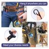 2 PCS Electrical Tape Holder with Keyring and Trigger Snap Hook, Tape Holder for Tool Belt