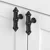 GlideRite Hardware - 3131-MB - Twisted Steel Drawer Pull Knob, 3.5", Matte Black (25)