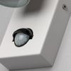 LITECRAFT Kenn Wall Light Outdoor Up or Down IP44 Rated Fitting with PIR Motion Sensor - White