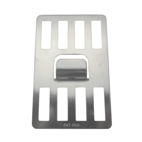 P-8Sh Wall Beauty Staple Mount Wall Hook Fixing Hardware for Plasterboard P-8 Silver Invisible Trace Set of 2