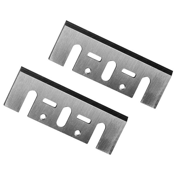 82mm HSS Planer Blades Replacement for DEWALT DCP580 18V Planer N556874 also fit Makita, Black and Decker, Bosch and Elu planer blades