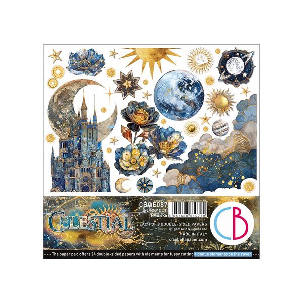 Ciao Bella Celestial Fussy Cut Pad 6"x6"