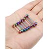 Kadogohno Tongue Piercing Kit, Nipple Piercing Kit, Bridge Piercing Kit, Tongue Rings, Nipple Piercing Jewelry, Tongue Piercing Jewelry, Tongue Ring, Bridge Piercing Jewelry, Tongue Piercing