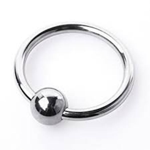 32mm Stainless Steel Glans Ring with Ball