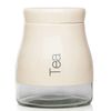 sabichi Tea Jar, Glass, Cream