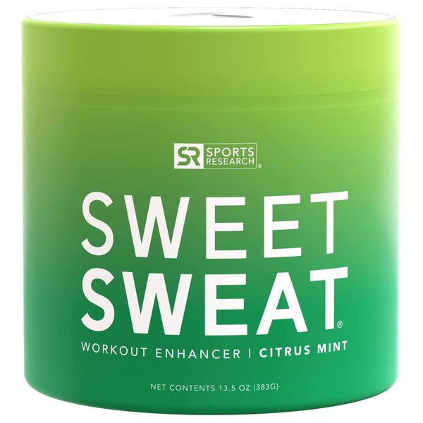 Sweet Sweat Citrus Mint Workout Enhancer Gel Maximize Exercise Faster 13.5oz