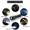 2Pack Tactical 5 Modes  18650 Flashlight Zoom Torch Aluminum Light