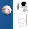 Off The Wall Plates - Baseball Decorative Acrylic Cover - Single Paddle Rocker