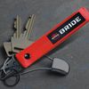 Backpack Metal key Ring Strap Red JDM Bride Racing Keychain Lanyard Key Chain