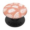 Tropical Botanical Palm Leaves Summer Pattern - Papaya Punch PopSockets Swappable PopGrip