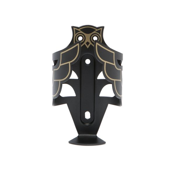 Portland Design Works | Owl Cage, Bicycle Water Bottle Cage, Black/Gold