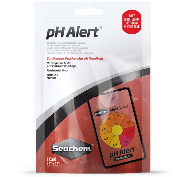 Seachem pH Alert Continuous Freshwater pH Readings Lasts 3 - 6 months