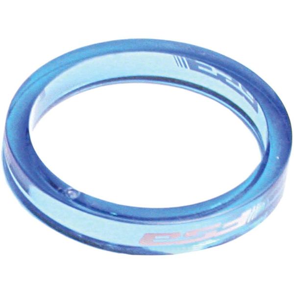 FSA PolyCarbonate Headset Spacer-Pack of 10 (1-1/8-Inch x 5mm, Blue)