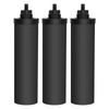 3pack Black Replacement for Gravity Filter System,Activated Carbon Water Filters
