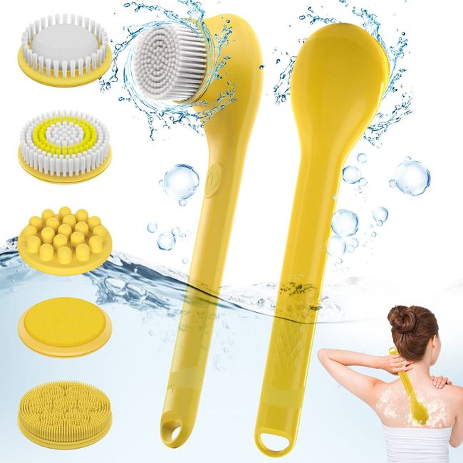 Vigor Electric Rechargeable Sonic Scrubber Silicone Facial Cleansing Brush