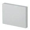 CRL CABS12SA Satin Anodized Square Roller Bracket Cover for Cabo System