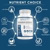 Nutrient Choice Magnesium Glycinate 400mg - 180 Tablets High Absorption Non GMO