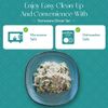 16-Piece Teal Stoneware Dinnerware Set - Includes Dinner Plates, Salad Plates, B