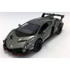 KiNSMART 1/36 Lamborghini Veneno Diecast Pull Back Mini Car (Gray)