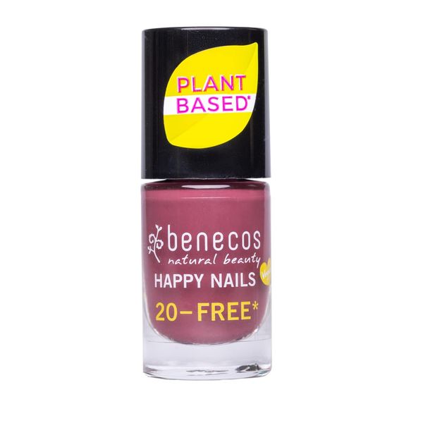 benecos - natural beauty Naturkosmetik - Nail Polish - 20FREE - wasserdurchlässig - 5ml - sweet plum